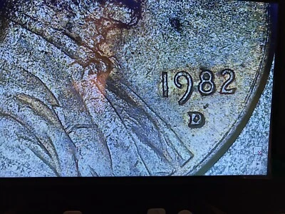 1982 D Lincoln Memorial Penny Small Date Error 2. 5 Grams View All Pics Rare - Image 1 of 4