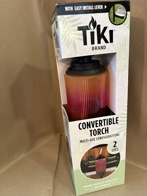 Tiki Brand Convertible Torch, Multi-Use Configuration, Rainbow Sheer Torch  - Image 1 of 4