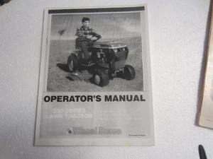WHEEL HORSE 25O SERIES LAWN TRACTOR MOWER OPERATORS  MANUAL - Picture 1 of 2