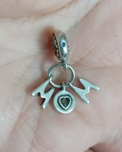 Pandora Sterling Silver Perfect Mom Dangle Charm 797059NSP - Picture 1 of 5