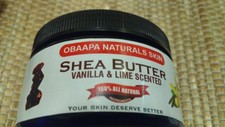 Organic Vanilla & Lime Scented Shea Butter