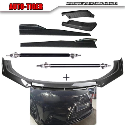 Front Bumper Lip Splitter Body Kits +Side Skirt+Rear For Lexus RX350 RX350L - Image 1 of 4