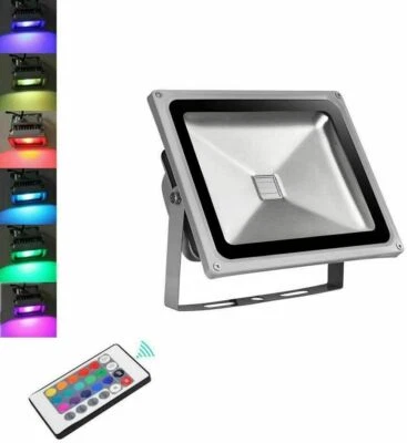 FARO FARETTO LED RGB ESTERNO GIARDINO FARETTI LED 50W - Immagine 1 di 2