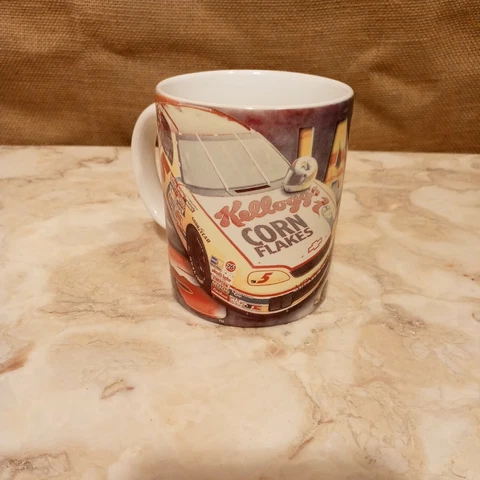 Nascar Labonte Terry Corn Flakes Coffee Mug. 1997 Cover