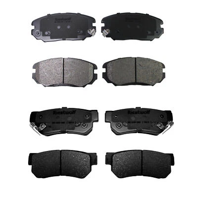 For 2006-2009 Hyundai Azera 2006-2008 Sonata Front and Rear Ceramic Pads Kit - Image 1 of 4