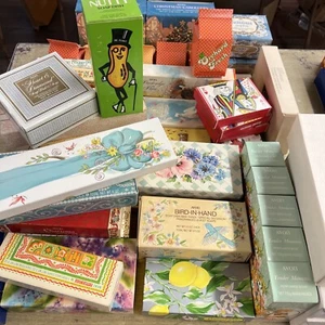 Lot Of  47 Vintage AVON Boxes Of Perfume Soaps! Over 100 Bars!!! - Picture 1 of 15