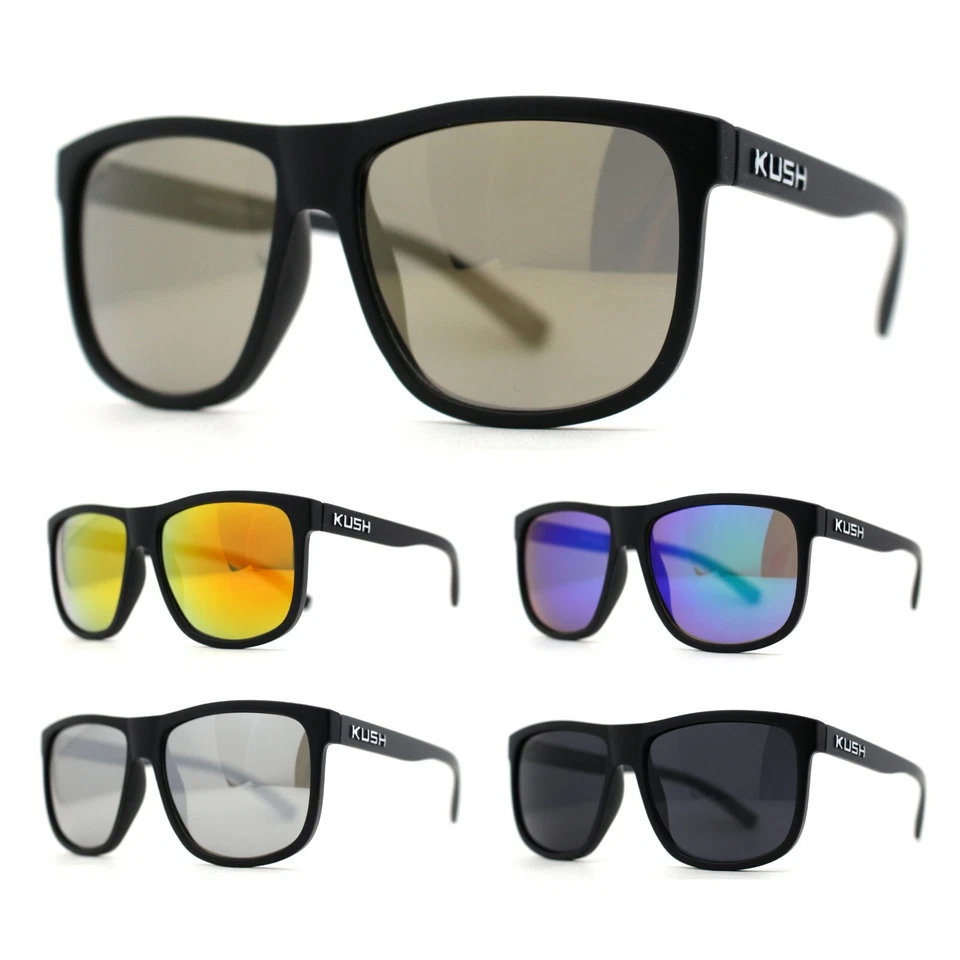 Gafas de sol deportivas con montura negra mate clásicas Kush para hombre Foto 1 de 1