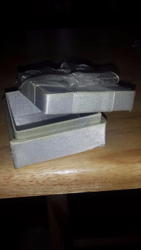 Isabella Eden Blue Keepsake Boxes Favors Showers Weddings Parties Set of 4 NEW - Image 1 of 1