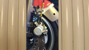 WHITE GPZ900R HEL BRAIDED BRAKE LINES FOR ANTIDIVE 2 LINE RACE SETUP - Picture 1 of 4
