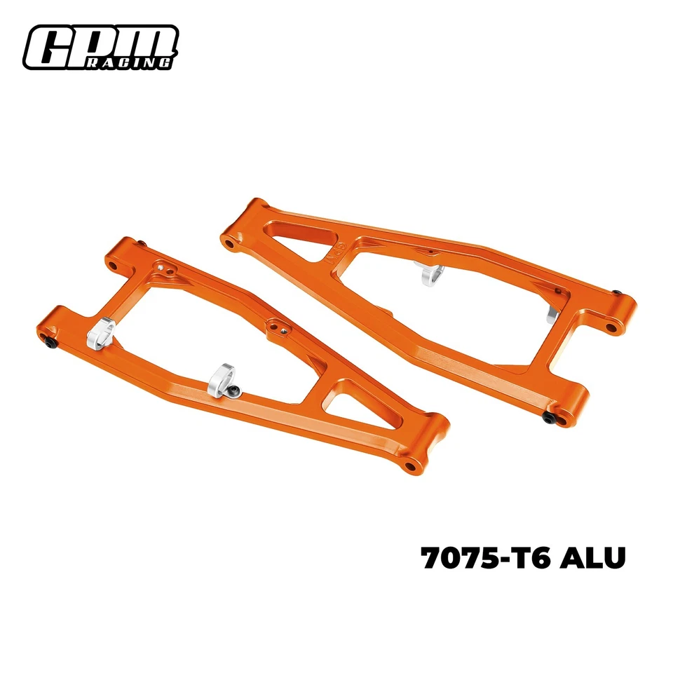 GPM 7075-T6 Alloy Front Upper Suspension Arms TRAXXAS 1/6 Funco Pro Sand Car 8S - Image 1 of 4