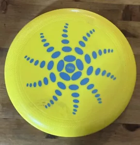 Yellow Color, Hard Cover Flying Disc frisbee  Fast Speed Throw. - Picture 1 of 3