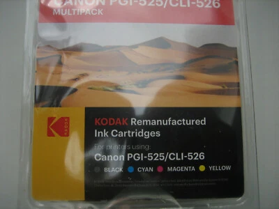 Agfa Photo Canon 5-SET PGI-525 BK+CLI-526 C Y M BK Pixma MG-5250 -6150 8150 - Image 1 of 4