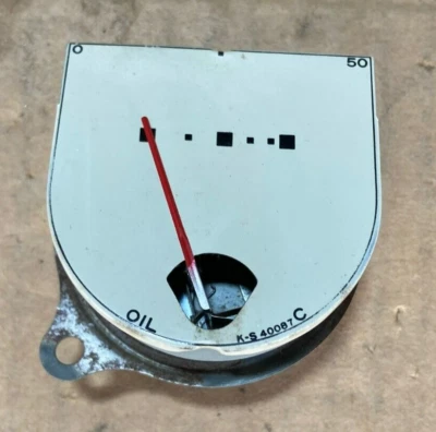 Manómetro de presión de aceite Ford Mercury 1942 vintage Foto 1 de 4