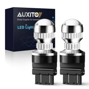 AUXITO 3157 3156 Red LED Brake Stop Turn Tail Signal Side Marker Light Bulbs EON - Bild 1 von 12