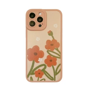 Casing iPhone Cute Orange Blossom Flower iPhone Case 14 Pro Max 13 12 Casing - Picture 1 of 7