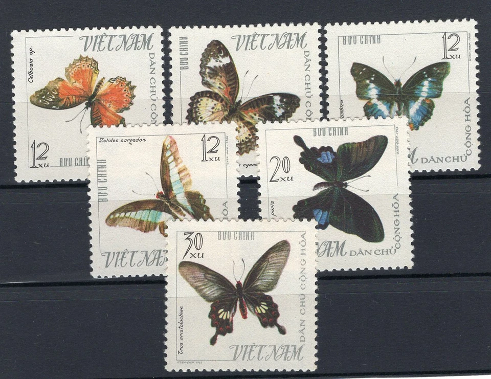 VIETNAM - BUTTERFLIES, YV # 472/7, COMPLETE SET, MNH - Image 1 of 1