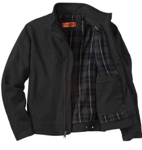 Mens Washed Plus Size Extra-tough Warm Work Jacket Wind Resistant Mid Weight - Picture 1 of 24