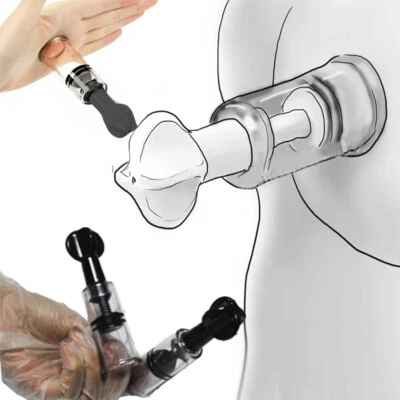 1-Paar Nippelsauger Brust Vakuum Twist Brustwarzensauger Keine Pumpe Suckers - Bild 1 von 4