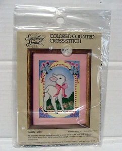 Something Special Lamb Counted Cross Stitch Kit  - Picture 1 of 2