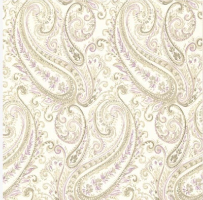 Papel pintado Penélope púrpura cachemir Penélope cama baño IV de Brewster 2686-22046 Foto 1 de 4