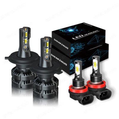 Kit faros antiniebla LED H4 H11 4x 36W para Kia Sportage 2005 2006 2007 2008 Foto 1 de 4