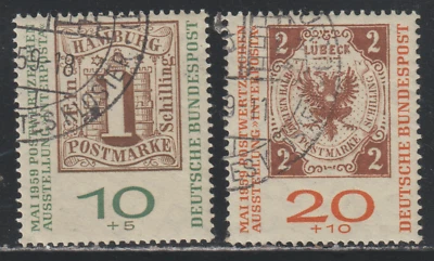 Germany 1959 SC# B366 - B367 - "Interposta" Philatelic Exhibition Used Lot # 568 - Image 1 of 2