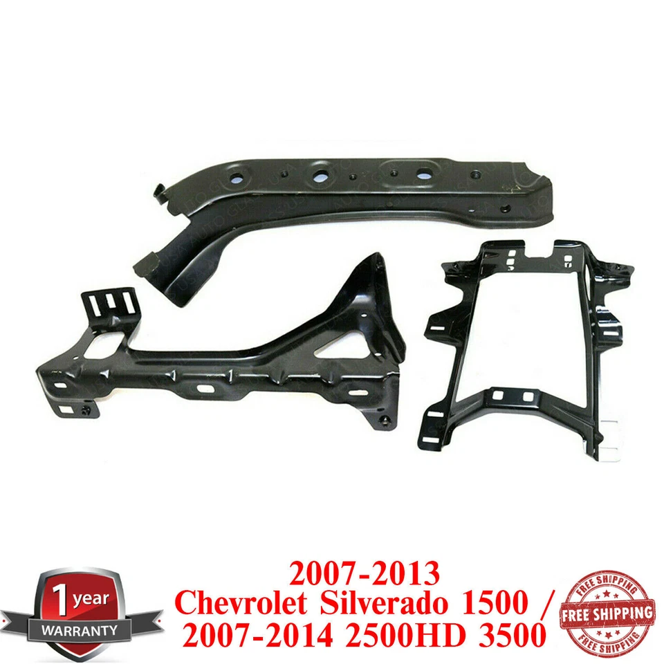 Kit de soporte de radiador para Silverado 1500 2007-2013 / 07-14 2500HD 3500 Foto 1 de 4