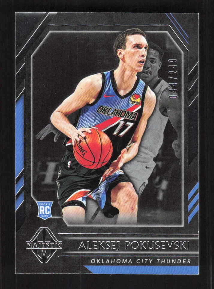 Aleksej Pokusevski 2020-21 Panini Chronicles Thunder #/249 Rookie #369 - Image 1 of 2