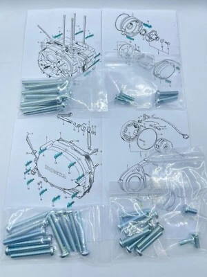 Juego de 1003 tornillos (cruzados) para motor Honda CB100 CL100 SL100 1970-1976 Foto 1 de 4
