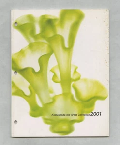 2001 Orrefors Kosta Boda ARTIST COLLECTION 2001 Scandinavian Glass 54-pg Catalog - Picture 1 of 10