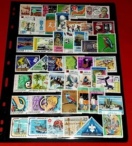 {QATAR/Quality group OF 46 MLH & MNH Sets & Singles/ High Catalog/epictronic/JC} - Picture 1 of 3