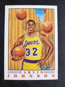 1990-91 Fleer Magic Johnson PROVISIONS card #6 OF 6 Lakers HOF - Picture 1 of 2