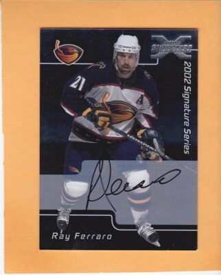 RAY FERRARO 2002-03 BAP SIGNATURE SERIES BUY BACK AUTO #30 THRASHERS NM-MT  A2 - Image 1 of 2