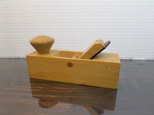 Vintage Small Wooden Block Hand Plane Woodworking Tool - Picture 1 of 3