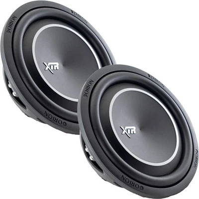 (2) SUBWOOFERS DVC ORION XTR10SWD2 10" XTR MONTAJE POCO PROFUNDO 2 OHMIOS SUBS D2 (1 PAR) Foto 1 de 4