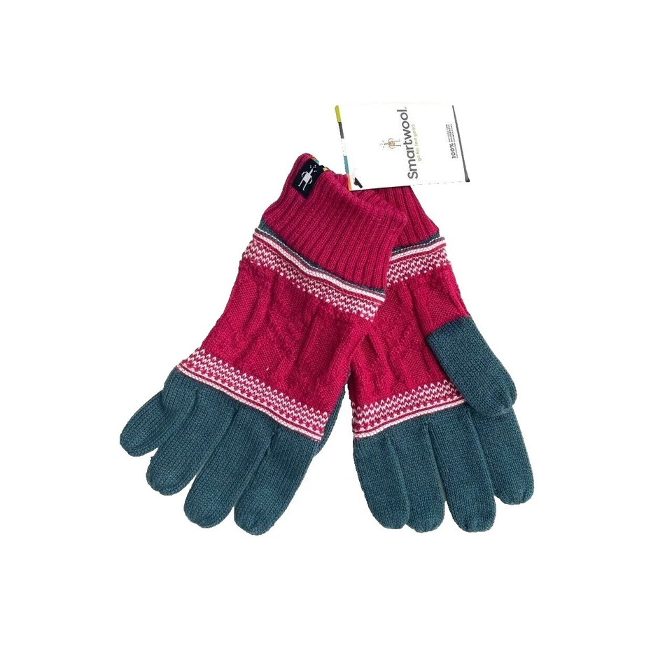 Luvas de pipoca Smartwool azul prussiano - Imagem 1 de 1