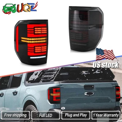 LED Tail Lights Fit For Ford Maverick 2022-2025 Sequential Rear Lamps Assembly Foto 1 de 4