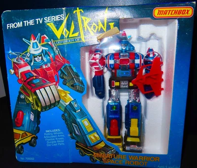 1984 MATCHBOX VOLTRON MINIATURE WARRIOR SPACE ROBOT TOY ACTION FIGURE NIB RARE!! - Image 1 of 4