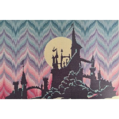 Pegasus Publications Aurora Castle Cross Stitch Pattern Fantasy, Northern Lights - Image 1 of 4