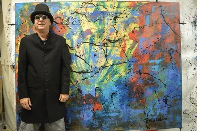 Mark Little Original Giant Profesional Painting 84”X62” (7 Foot) Abstract Modern - Image 1 of 4