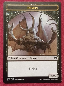 Magic The Gathering MAGIC ORIGINS DEMON token card MTG - Picture 1 of 2