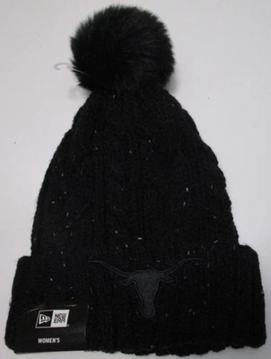 New Texas Longhorns Cap Beanie Skull Knit Ski Hat Toboggan adult women cuffed - Image 1 of 4
