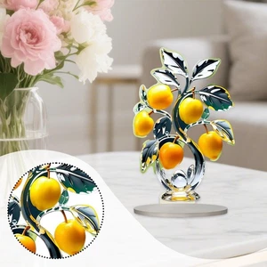 2D Acrylic Lemon Tree Ornament Home Decor for Bookshelf Cabinet Living Room - Picture 1 of 7