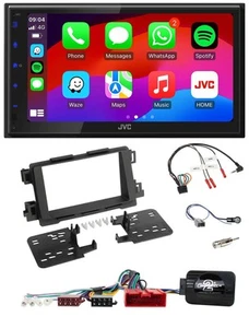 JVC Bluetooth USB Lenkrad 2DIN DAB Autoradio für Mazda 6 CX5 2013-2015 schwarz - Bild 1 von 12