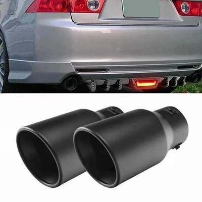 2X Car Exhaust Pipe Tip Rear Throat Muffler Tailpipe For Chrysler Pacifica Foto 1 de 4