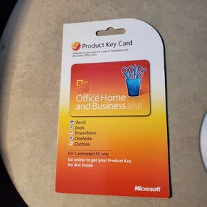 Microsoft Office 2010 Home & Business CD/DVD | Full Version Pls Read Description - Afbeelding 1 van 4