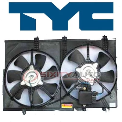 TYC Dual Radiator & Condenser Fan Assembly for 2003-2006 Mitsubishi kx Foto 1 de 4