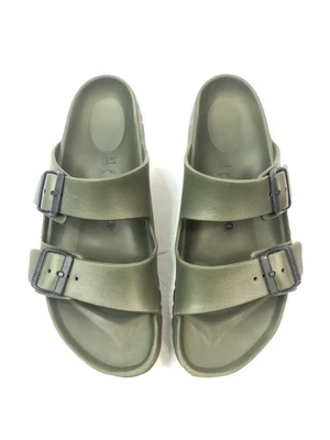 Sandalias Birkenstock Arizona EVA para Hombres Talla 8 41 Verde Playa Caminar Exterior Tobogán Foto 1 de 4