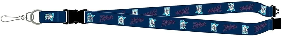 Minnesota Twins Throwback Retro Logo Premium Lanyard Keychain Double Sided... - Image 1 of 1