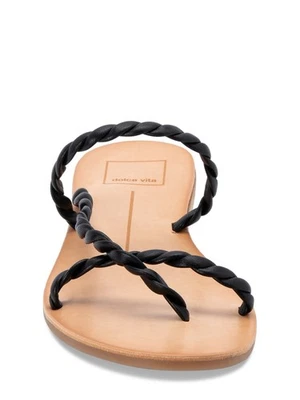 Sandalias de Tanga DOLCE VITA Para Mujer Negras Dexla Abiertas Sin Cordones Zapatos 10 M Foto 1 de 4